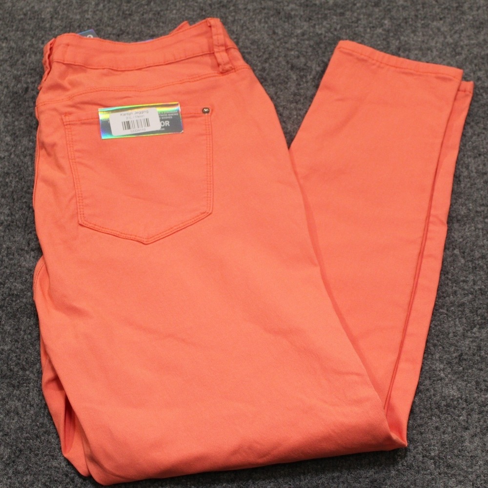 NWT YMI Jeans Karsyn Jegging Size 2XL Melon Coral Stretch‎ Pants